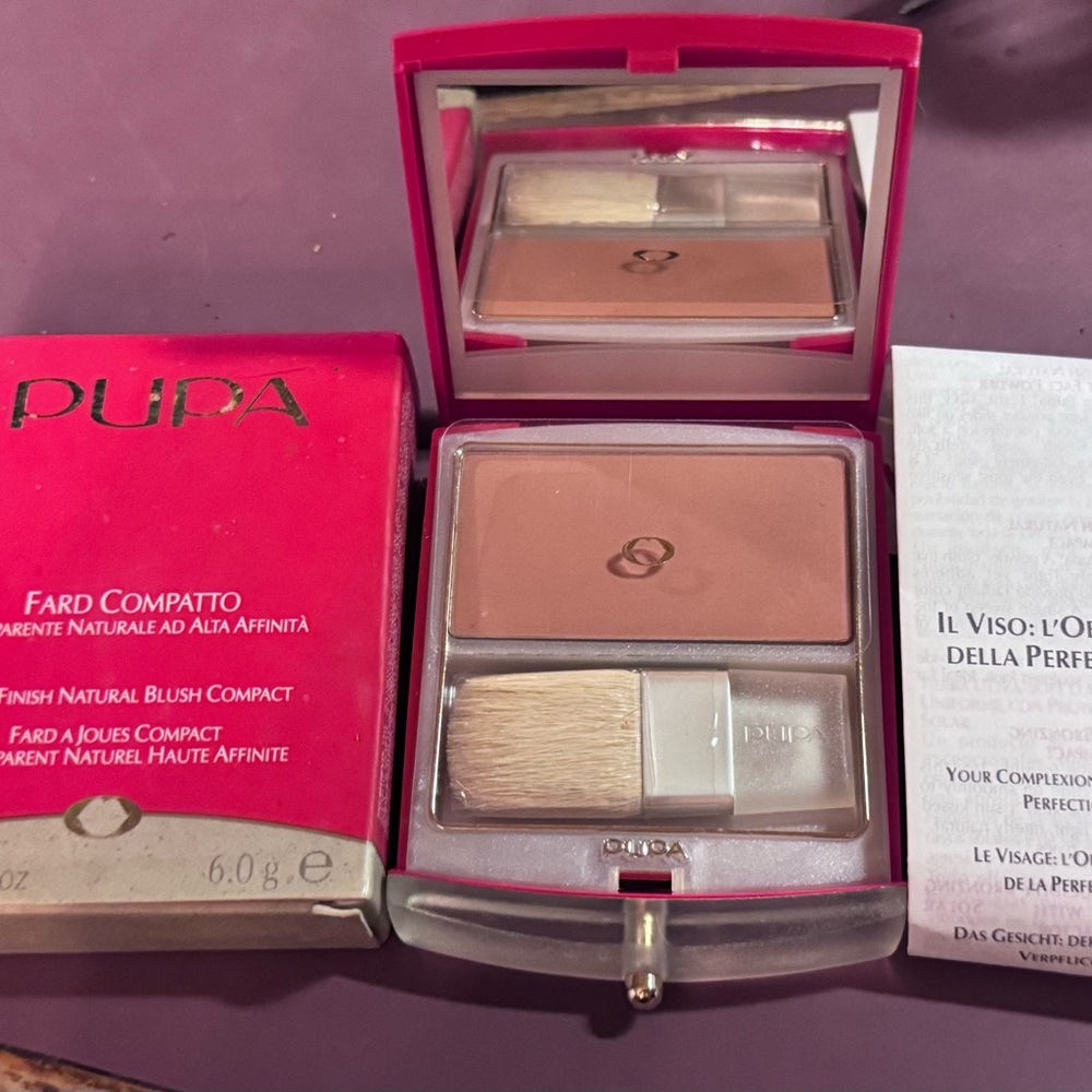 PUPA Soft-Finish Natural Blush Compact #1